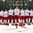 MINSK, BELARUS - MAY 12: Belarus players look on during the national anthem after a 4-3 preliminary round win over Switzerland at the 2014 IIHF Ice Hockey World Championship. (Photo by Andre Ringuette/HHOF-IIHF Images)

